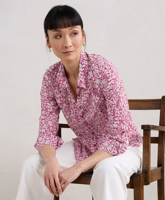 Larissa Organic Cotton Shirt Garden harvest charm