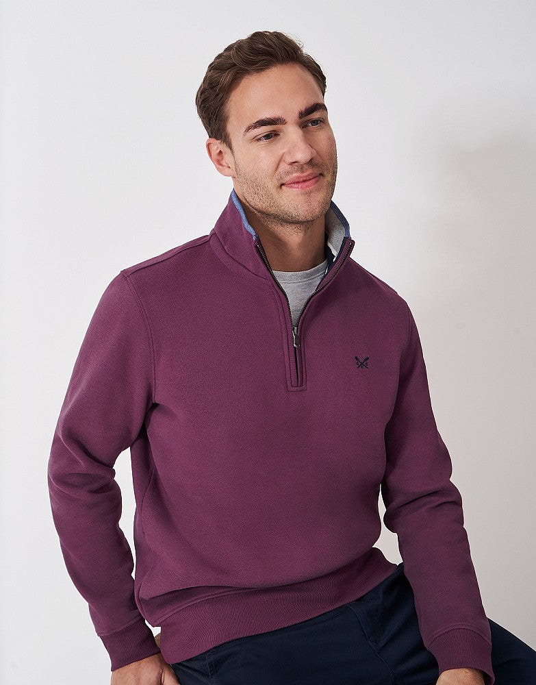 CLASSIC 1/2 ZIP SOFT MULBERRY