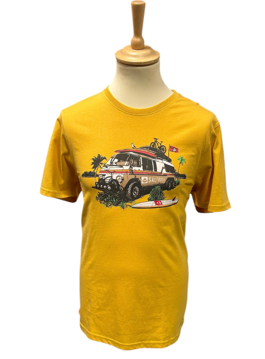 RETRO CAMPER S/S T/SHIRT GOLD