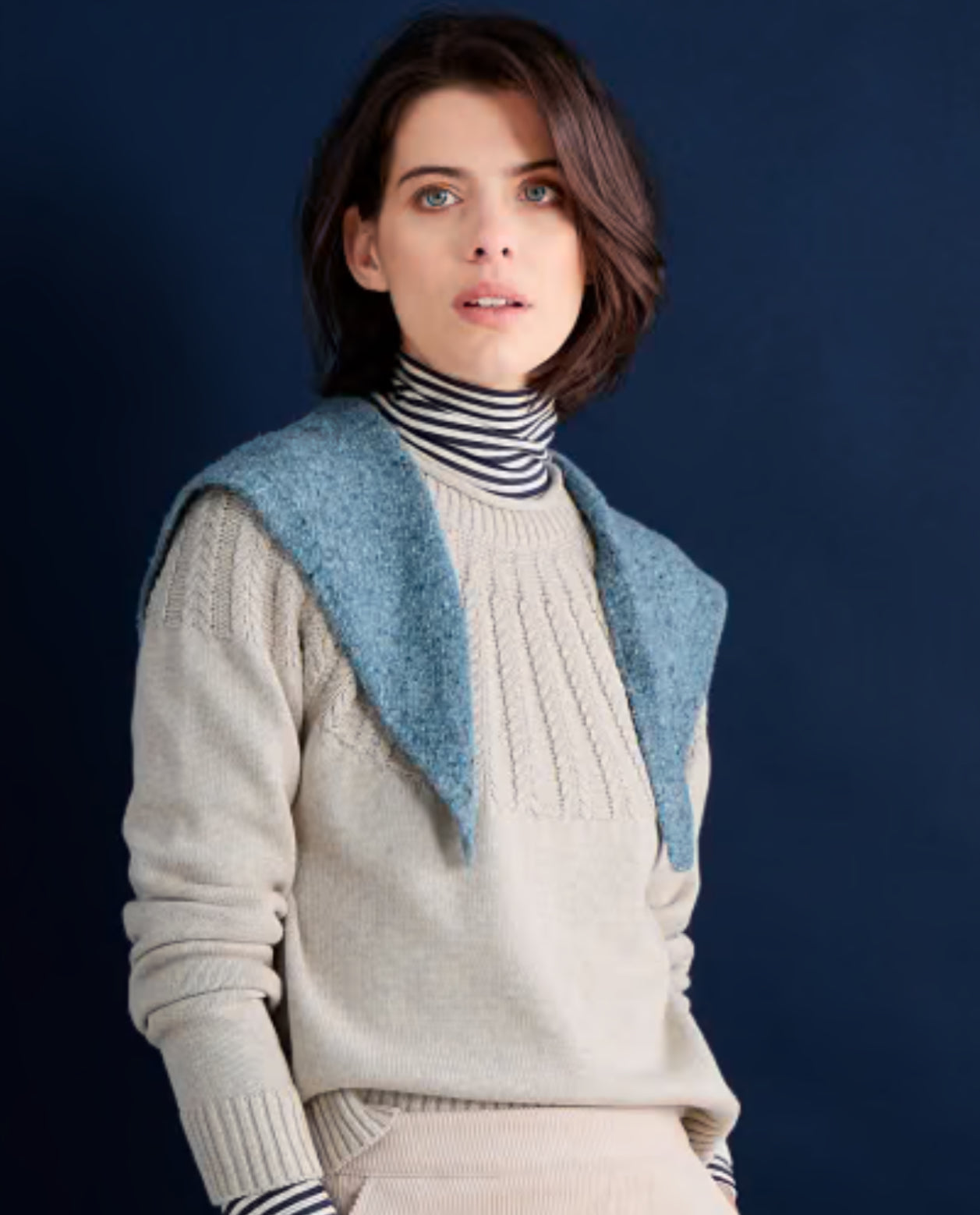 Stone Chat Organic Cotton Jumper Aran