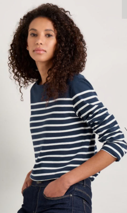 Sailor Shirt Falmouth Breton Maritime Chalk