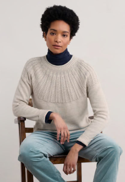 Stone Chat Organic Cotton Jumper Aran