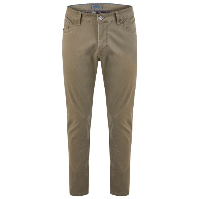 Henk 689045/8252/31  5 PKT THERMAL DK BEIGE TROUSERS